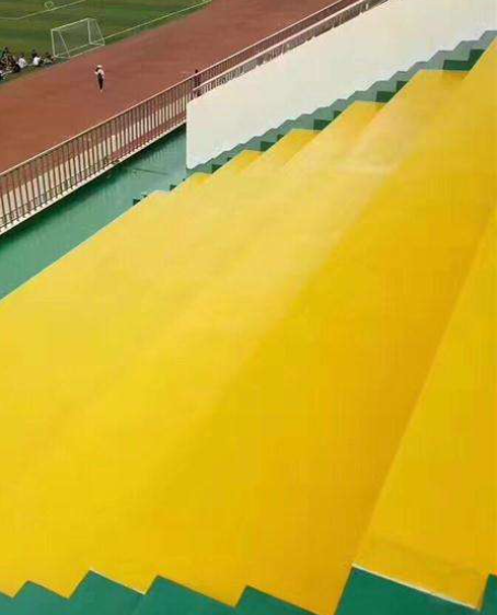 夏河球场台阶翻新修补改造